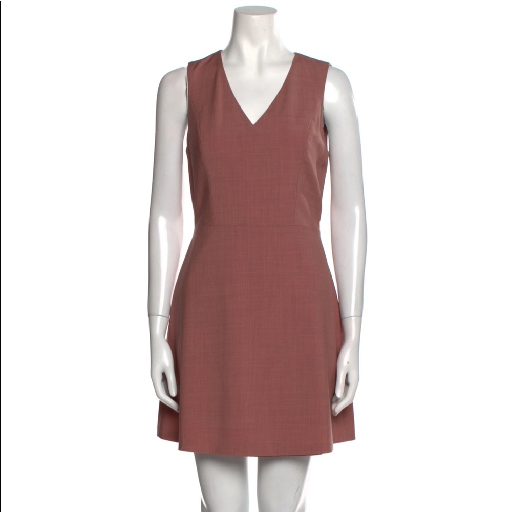 Theory Pink A-Line Dress. NWOT. Size 10